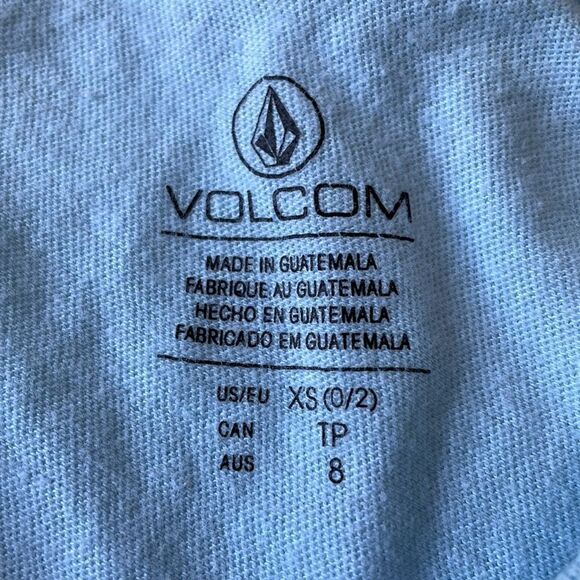Volcom Light Blue Short Sleeve Tee - Picture 3 of 6